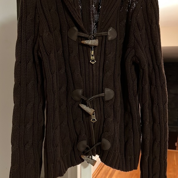 Lauren jeans company Ralph Lauren sweater in brown with zipper size XL - Picture 4 of 5